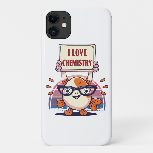 Love Guppies and Chemistry Case-Mate iPhone Case (Back)