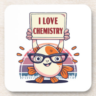Love Guppies and Chemistry Coaster
