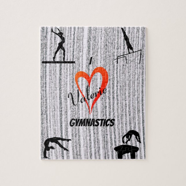 Love Gymnastics Events Girls  Jigsaw Puzzle (Vertical)