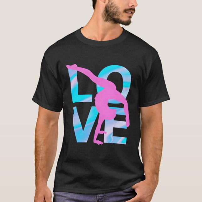 Love Gymnastics Gymnast Turns Flips Top (Front)
