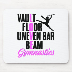 Love Gymnastics Handstand Gymnast Gymnastics Coach Mouse Pad