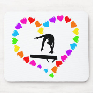 Love Gymnastics Mouse Pad for Computer