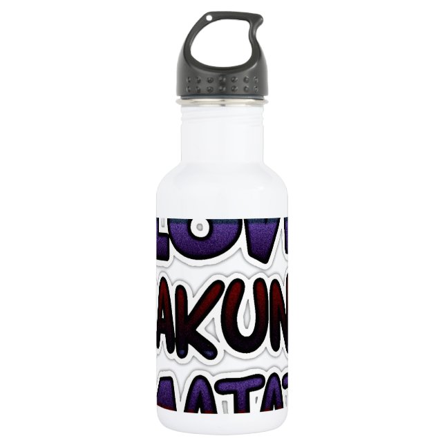 Love Hakuna Matata 532 Ml Water Bottle (Front)