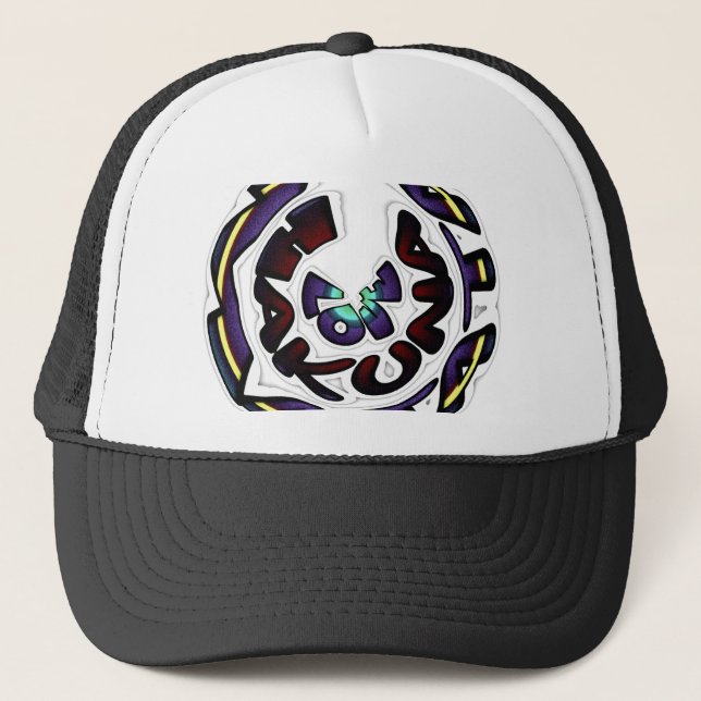 Love Hakuna Matata Art Print Trucker Hat (Front)