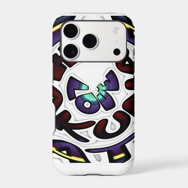 "Love Hakuna Matata" | Circular Colourful Graffiti (Back)