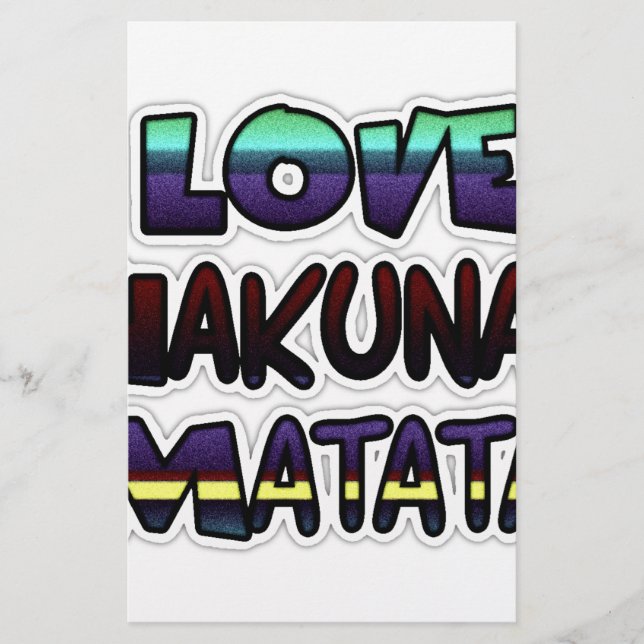 Love Hakuna Matata Gifts (Front)