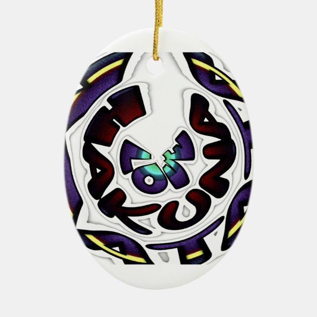 Love Hakuna Matata lovely Gifts Ceramic Tree Decoration (Front)