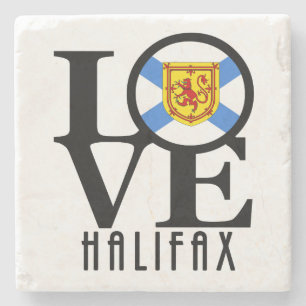LOVE Halifax Stone Coaster