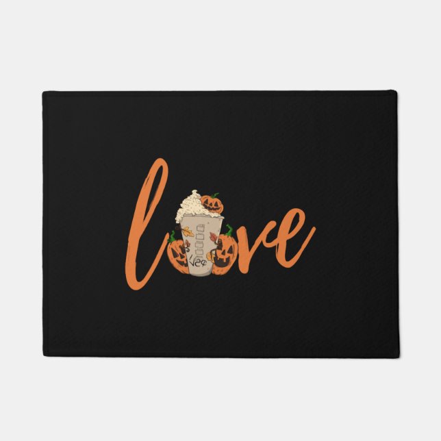 Love Halloween  Doormat (Front)