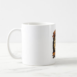 Love Halloween Haunted House Crescent Moon Black C Coffee Mug