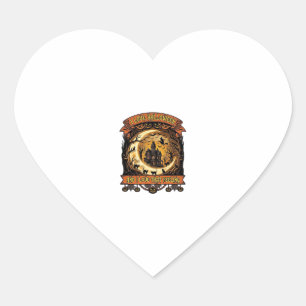 Love Halloween Haunted House Crescent Moon Black C Heart Sticker
