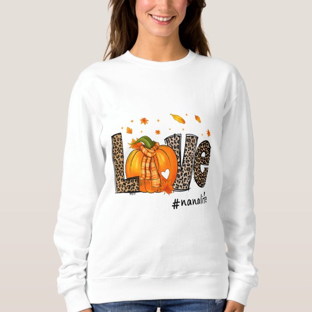 Love Halloween - Personalised T-Shirt | Halloween  Sweatshirt (Front)