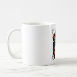 Love Halloween Skeleton Scarecrow Full Moon Pumpki Coffee Mug