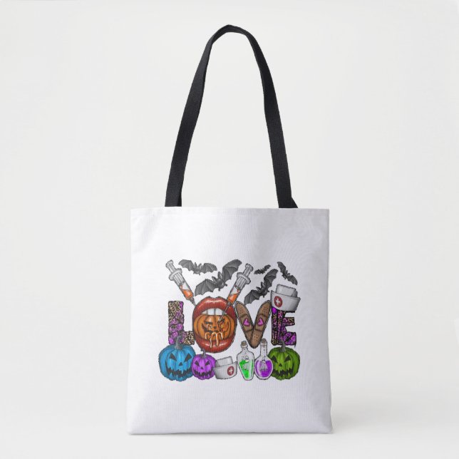 Love Halloween         Tote Bag (Front)