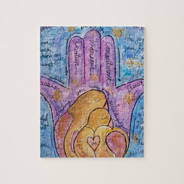 Love Hamsa Jigsaw Puzzle (Vertical)
