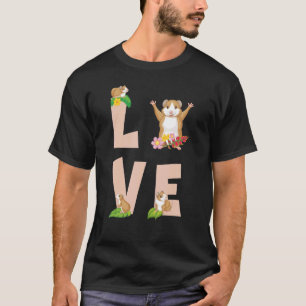 Love Hamster Hamsters Animal Pet Graphic T-Shirt