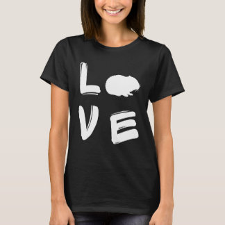 Love Hamster Silhouette Hamster Owner T-Shirt