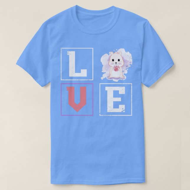 Love Hamster T-Shirt (Design Front)