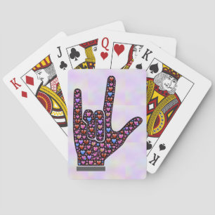 Love Hand Sign playing cards