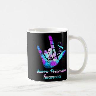 Love Hand Sign Suicide Prevention Awareness Week S Coffee Mug