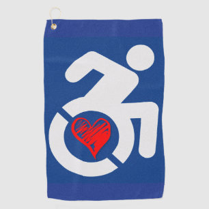 Love Handicapped Golf Towel