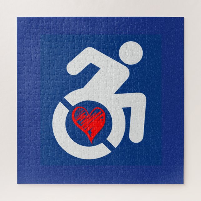 Love Handicapped Jigsaw Puzzle (Vertical)