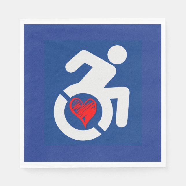 Love Handicapped Napkin (Front)