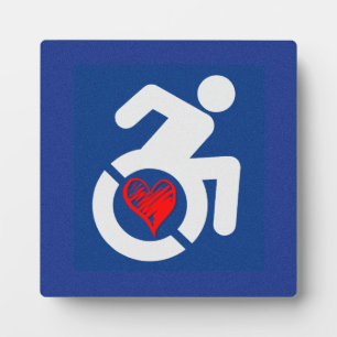 Love Handicapped Plaque