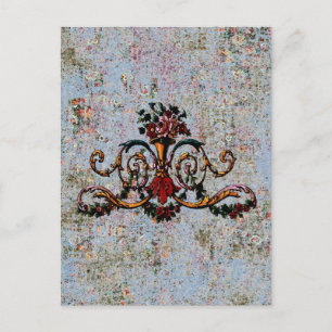 Love Handles ~ Postcard Vintage French Flowers