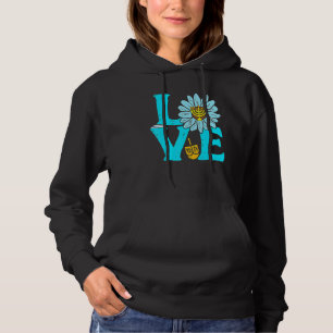 Love Hanukkah Chanukah Jewish Daisy Pajamas Women  Hoodie