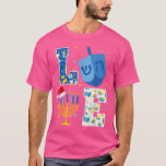 Love Hanukkah Decorations Dreidel Menorah Chanukah T-Shirt<br><div class="desc">Love Hanukkah Decorations Dreidel Menorah Chanukah  .</div>