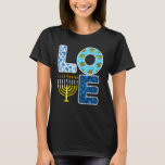 Love Hanukkiah Menorah Jew Hanukkah Chanukah Men W T-Shirt<br><div class="desc">Love Hanukkiah Menorah Jew Hanukkah Chanukah Men Women Kids 2.</div>