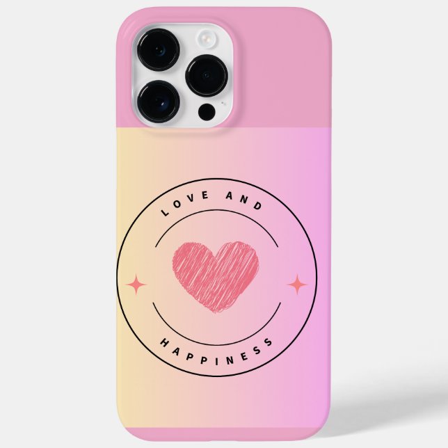 Love & Happiness Phone Case (Back)