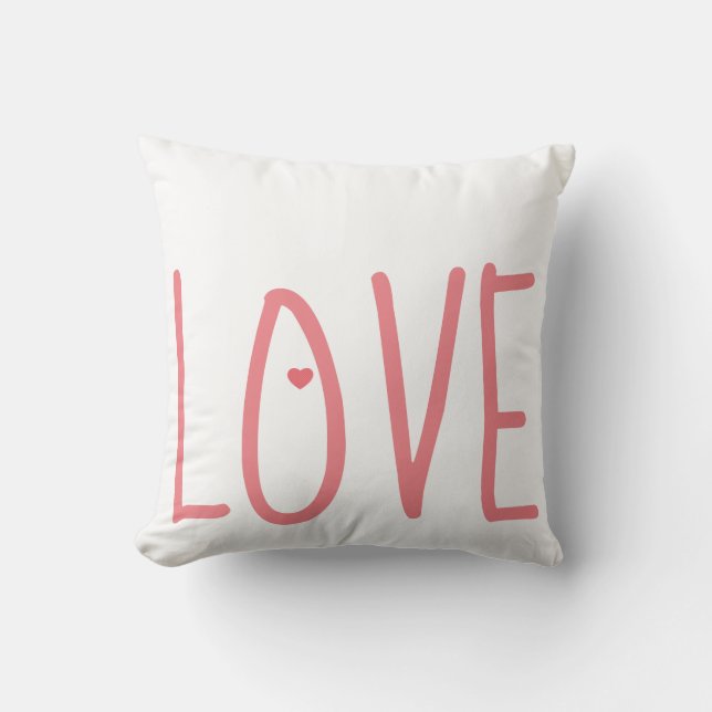 Love Has Heart Cushion (Front)