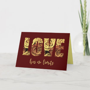 Love Has No Limit Card