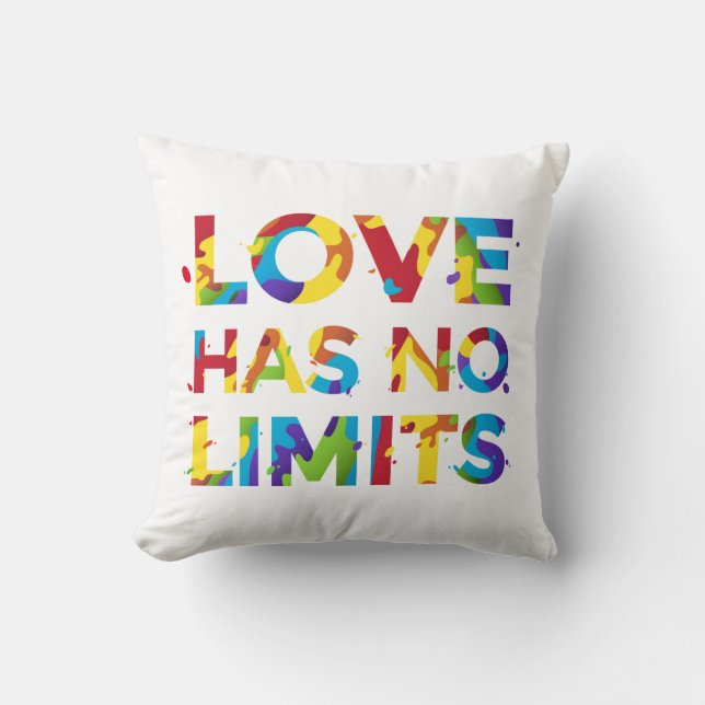Love Has No Limits Cushion (Front)