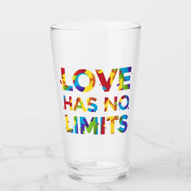 Love Has No Limits Glass (Front)
