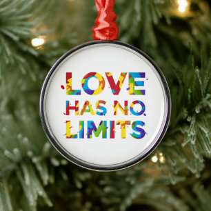 Love Has No Limits Metal Tree Decoration