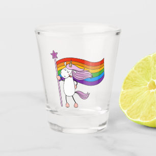 Love Has No Limits Unicorn Shot Glass