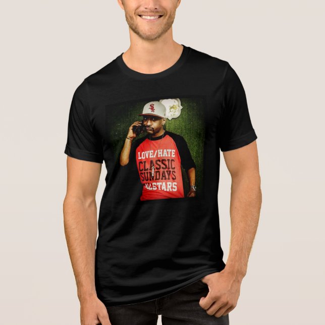 LOVE/HATE - CLASSIC SUNDAYS "SELF BORN" Raglan Tri-Blend Shirt (Front)