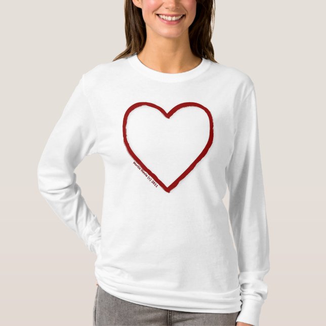 Love & Hate Long Sleeve Shirt Template (Front)