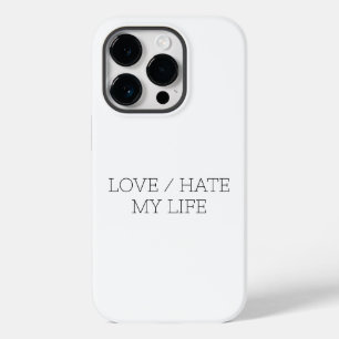 Love/Hate My Life Case-Mate iPhone 14 Pro Case
