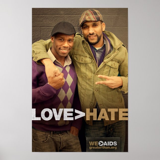 LOVE > HATE Poster (Front)