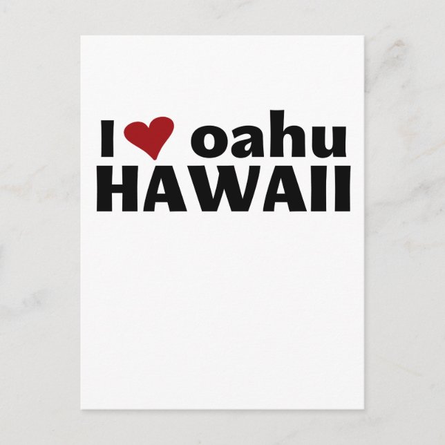 Love Hawaii Postcard (Front)