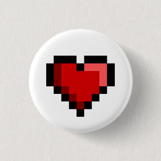 Love Heart 3 Cm Round Badge