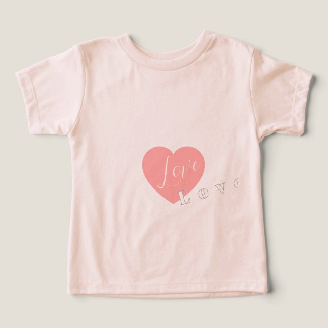 Love heart aesthetic tee (Design Front)