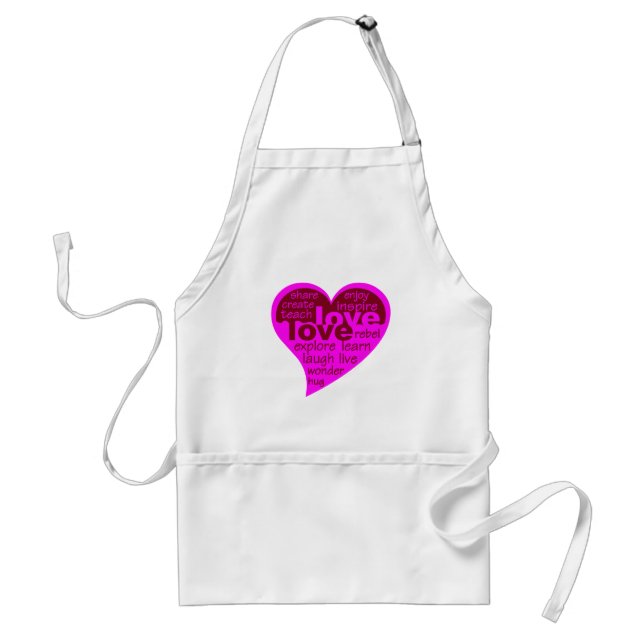 Love Heart apron (Front)