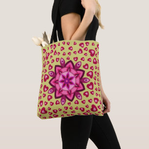 LOVE HEART ARTISTIC GIFT WOMEN , GIRLFRIEND TOTE BAG