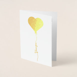 Love Heart Balloon Mother's Day Card