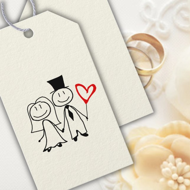 Love Heart Balloon Wedding Gift Tags (Creator Uploaded)